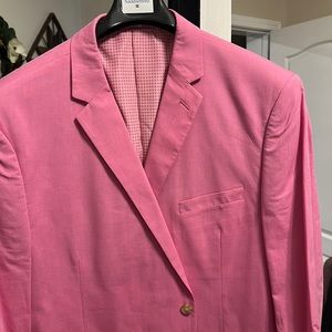 Saddlebred sports coat sz 52r pink